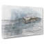 Wave Rising In Abstract - Wrapped Canvas-55299375