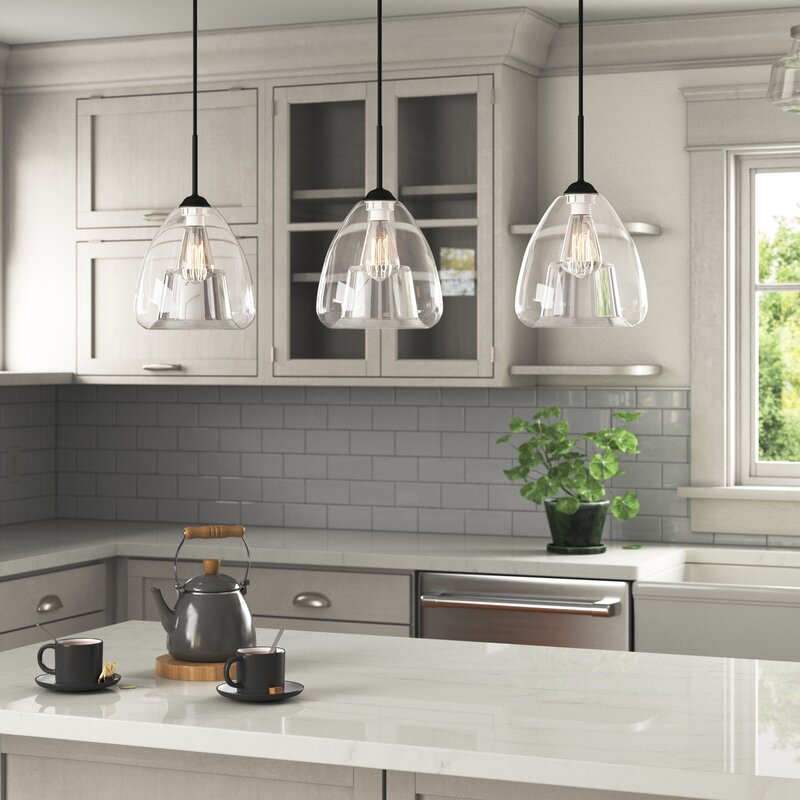 Trent Austin Design® Keech 3 - Light Kitchen Island Pendant & Reviews ...