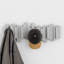 Sticks 5-Hook Wall-Mounted Coat Rack, Flip-Down Hooks for Entryway, Bedroom, Office-50255275