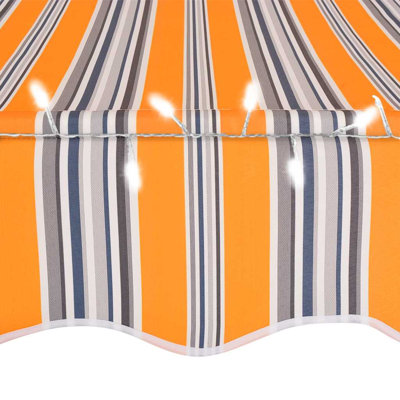Polyester Cover Retractable Door / Window Awning