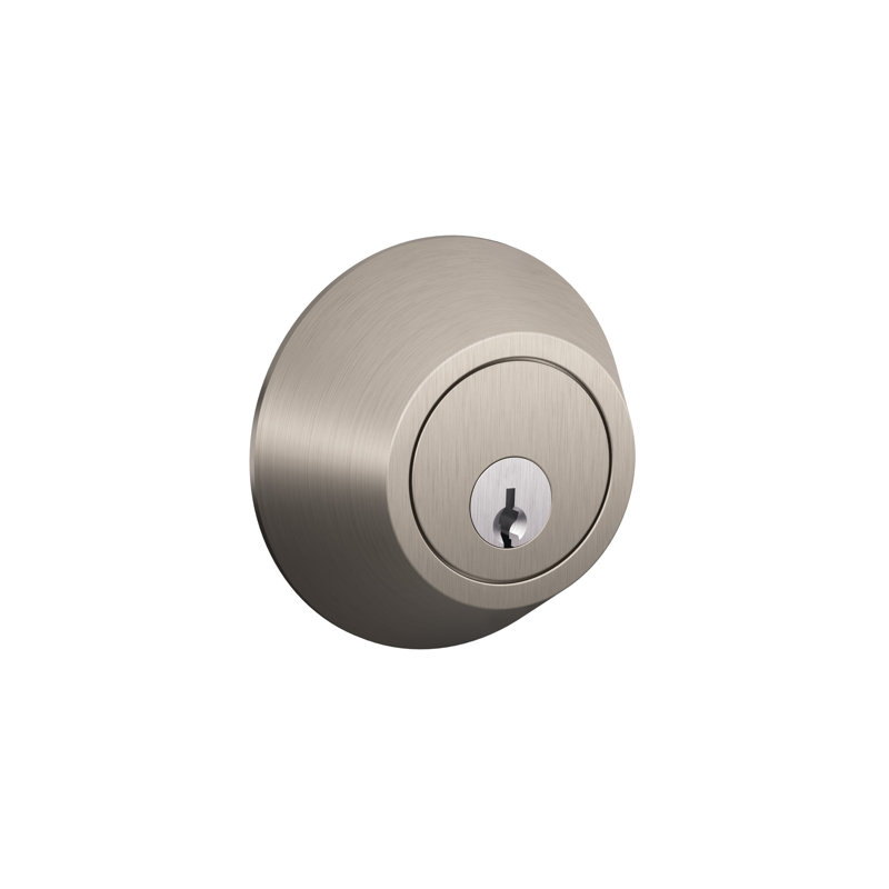 Dexter Single Cylinder Deadbolt, Satin Nickel