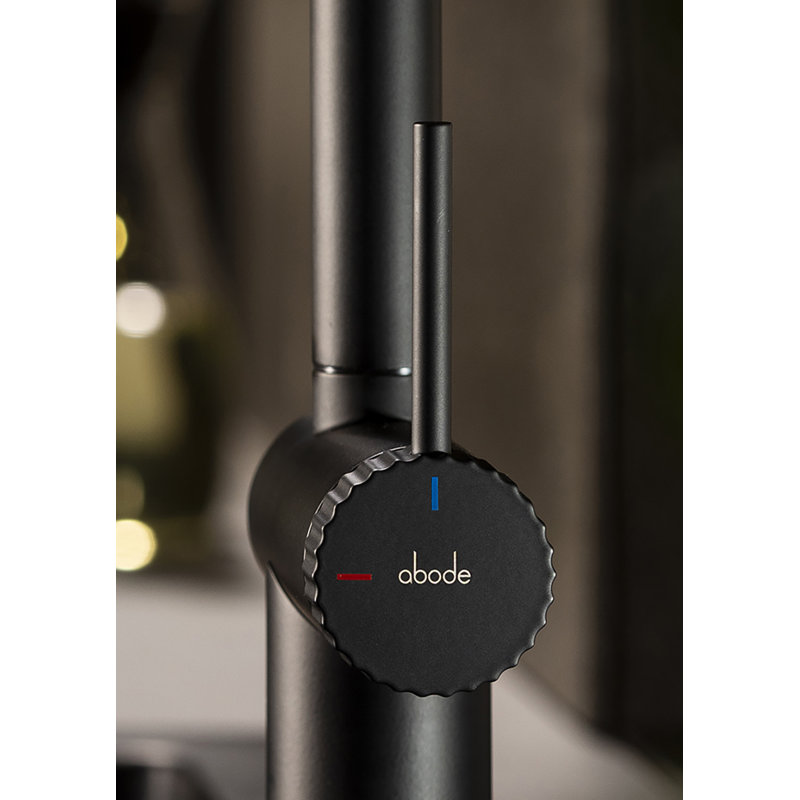 Abode Fraction Single Lever Tap, Matte Black