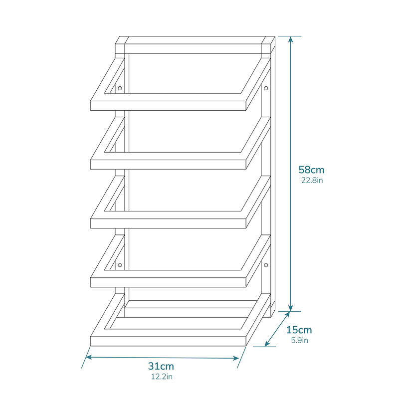 Kayna 4 Towel Rack