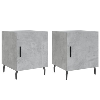 Mearle 40cm W Iron Bedside Table