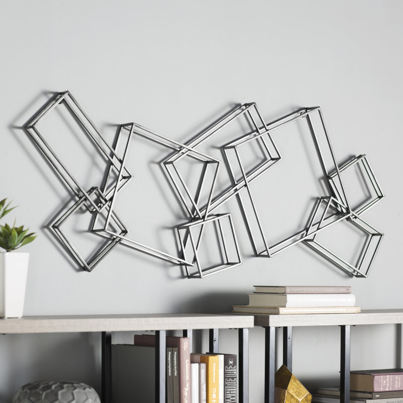 Abdiel Handmade Modern Abstract Wall Decor on Iron