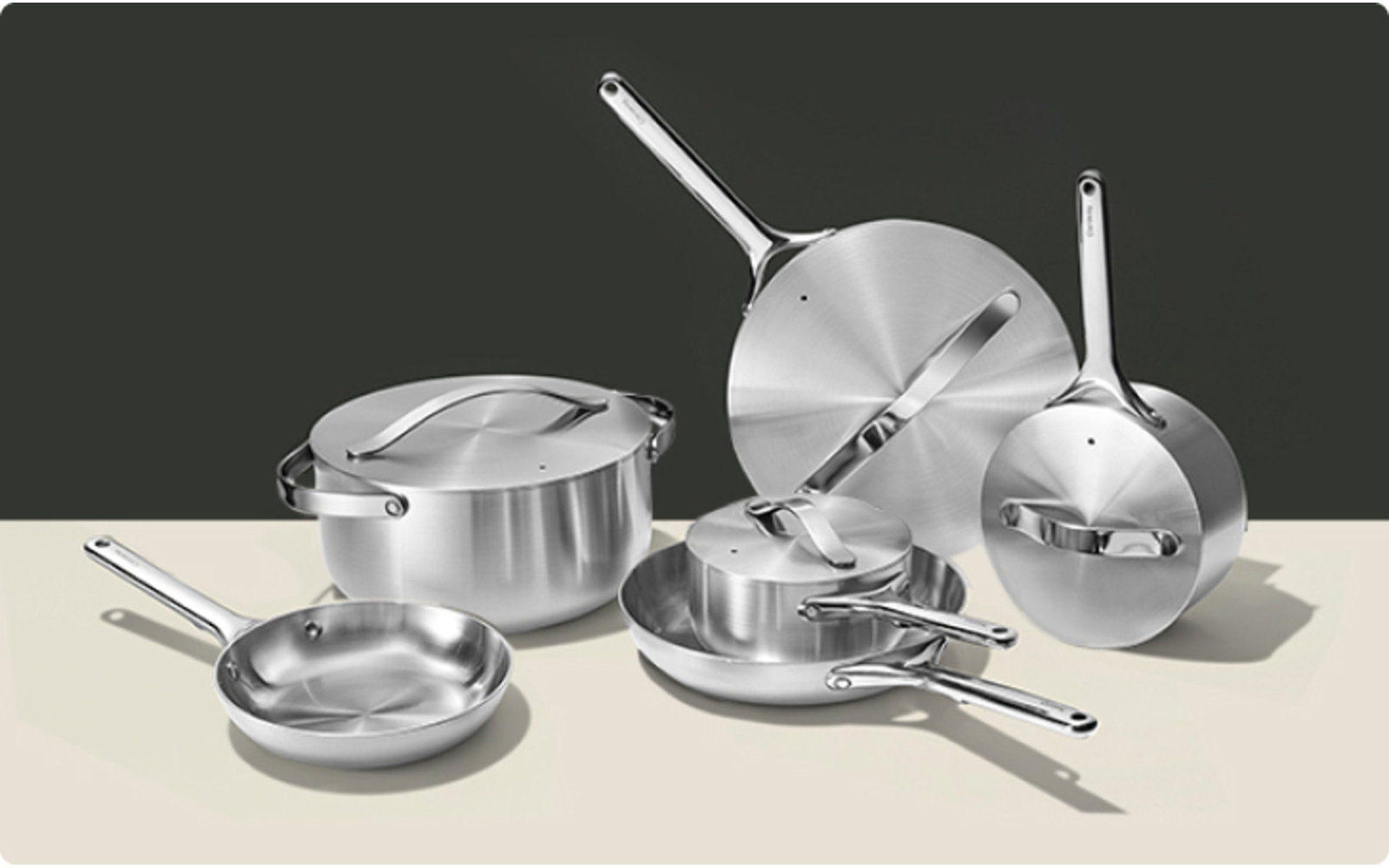 Caraway Stainless Steel Mini Duo Cookware Set