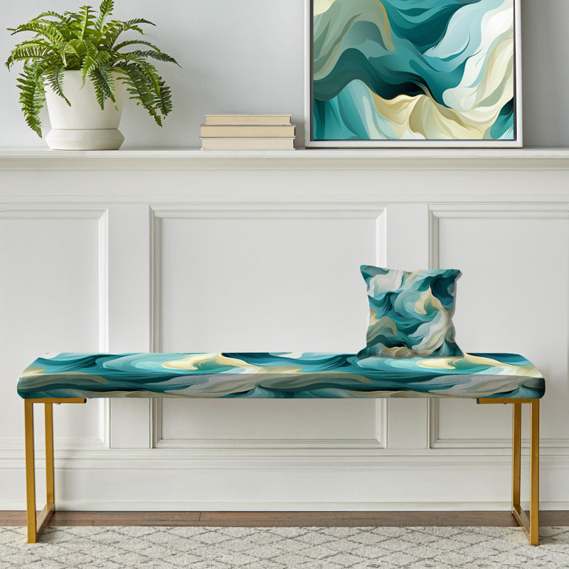 Banc rembourré Ethereal Camo Dreamy - Camouflage Gold