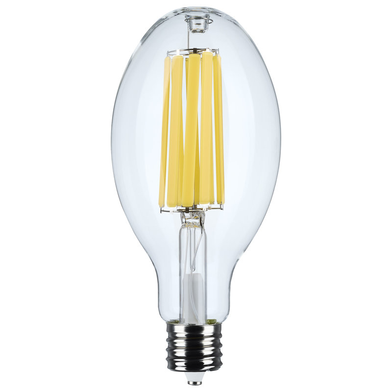 56 Watt LED HID Replacement ED37 4000K Extended Mogul Base Clear 120-277 Range Voltage