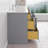 Didomenico 96 In. Gray Double Sink  Bath Vanity With Carrara Quartz Top And Undermount Porcelain Sinks