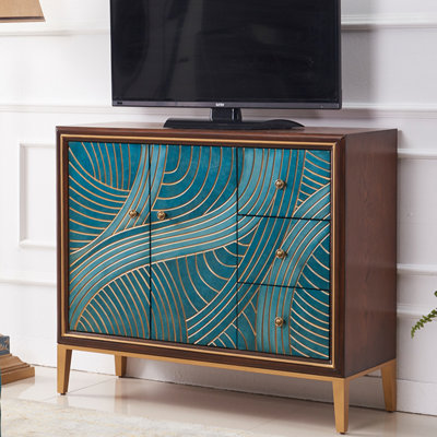 Modern Minimalist Multi-functional Accent Cabinet