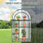 3.2'W x 1.4'D ×5.2'H Small Hobby Greenhouse