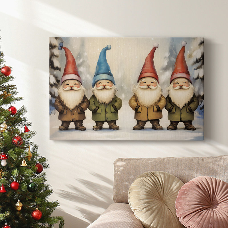 Art des Fêtes de Noël - Toile tendue avec châssis - Série 3-XXVII, H 40 po x l 60 po