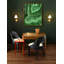Clover Cigar Table With Reversible Lacquer And Natural Grasscloth Top In Matte Green Lacquer-1630211859