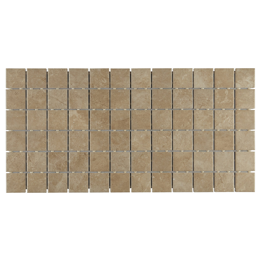Intentional 2" x 2" Ceramic Grid Mosaic Tile Itona Tile 