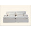 Double méridienne intérieure, canapé-lit rembourré surdimensionné pour l'intérieur, canapé-lit luxueux à assise profonde, causeuse modulaire, causeuse en velours côtelé pour le salon, aucun assemblage requis-1140281254-1117674793