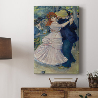 «Dance at Bougival», toile tendue par Pierre-Auguste Renoir