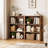 Adjustable Wooden Standard 3-Tier Bookcase-89479159-74708111