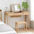 Minimalist Flip-Top Mirror Solid Wood Vanity Desk
