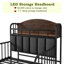 Ensemble de chambre à coucher 3 pièces avec 2 tables d'appoint-118028859