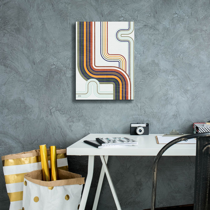 Art mural sur toile Wrought Studio ™ «Retro Subway 2» par Melissa Averinos, H 16 po x l 12 po x P 0,75 po