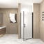 Porte de douche pivotante en verre trempé-127317878