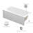 Alcove Soaking Skirt Bathtub with Overflow and Drain