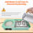 3-in-1 Electric Grill with Hot Pot 1600W Non-Stick Smokeless with Dual Temp Control for 3-5 People Indoor Outdoor Use