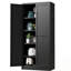 Armoire en métal avec 4 tablettes