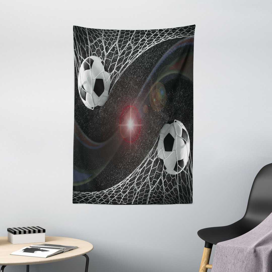 Wandbehang Fußbälle Goal Match Erfolgskonzept in der Outer Space Winner Glory Thema