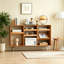 Bibliothèque simple en bois massif Burlywood-452480331
