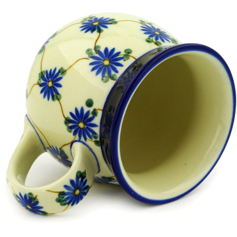 Tasse à bulles en grès poli 8 oz - Aster Trellis, 16