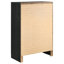 Commode de chambre à coucher à 6 tiroirs SantaAna - noir-1831104590
