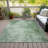 Machine Washable Indoor/Outdoor Xhevrie Green Rug-1913069048