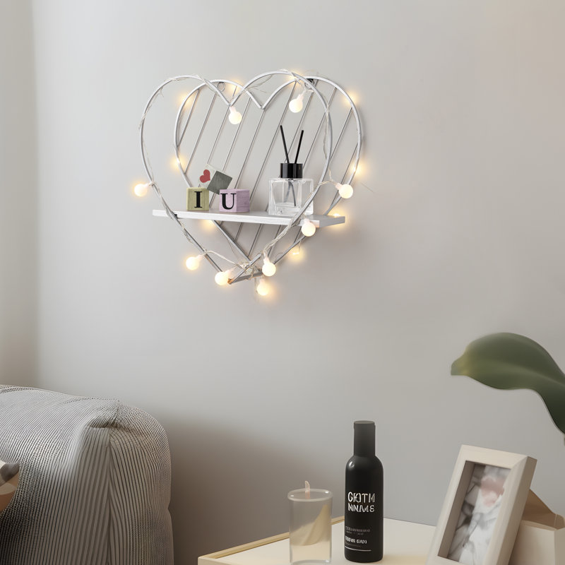 Heart Floating Shelf