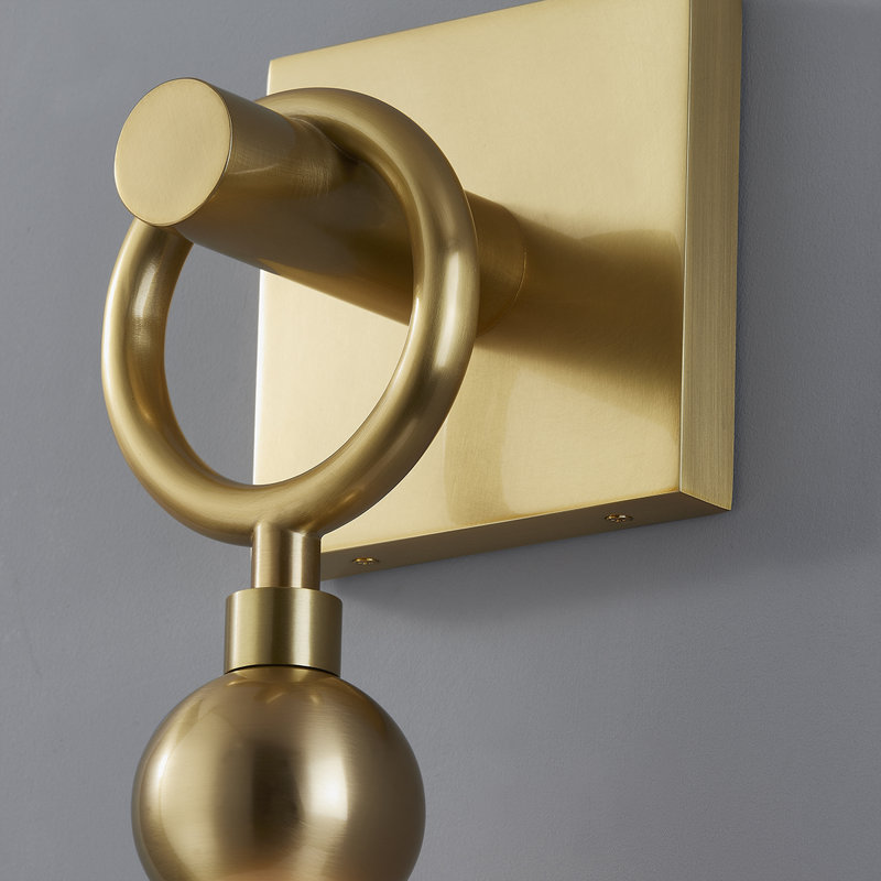 Perrin Wall Sconce by PEMBROOKE & IVES, Aged Brass