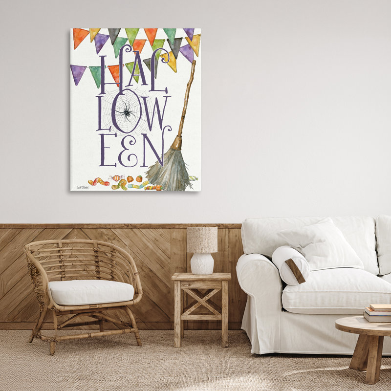 Toile d'Halloween SpellBond, design par Leslie Trimbach, H 40 po x l 30 po