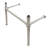 Kingston Brass Fauceture Stainless Steel Console Sink Legs-50824216