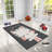 Luxurious Polyester Area Rug, 3.3 x 4.6 Feet | 740 g/m² Velvet Fabric, Non-Slip Felt Dot Underside, Laminated Sponge for Comfort | Antibacterial, Machine Washable at 86°F | Elegant Digital Print Design for Home Décor-1107137986