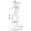 Robinet de baignoire monotrou en acier inoxydable 304 avec douche à main-123123251