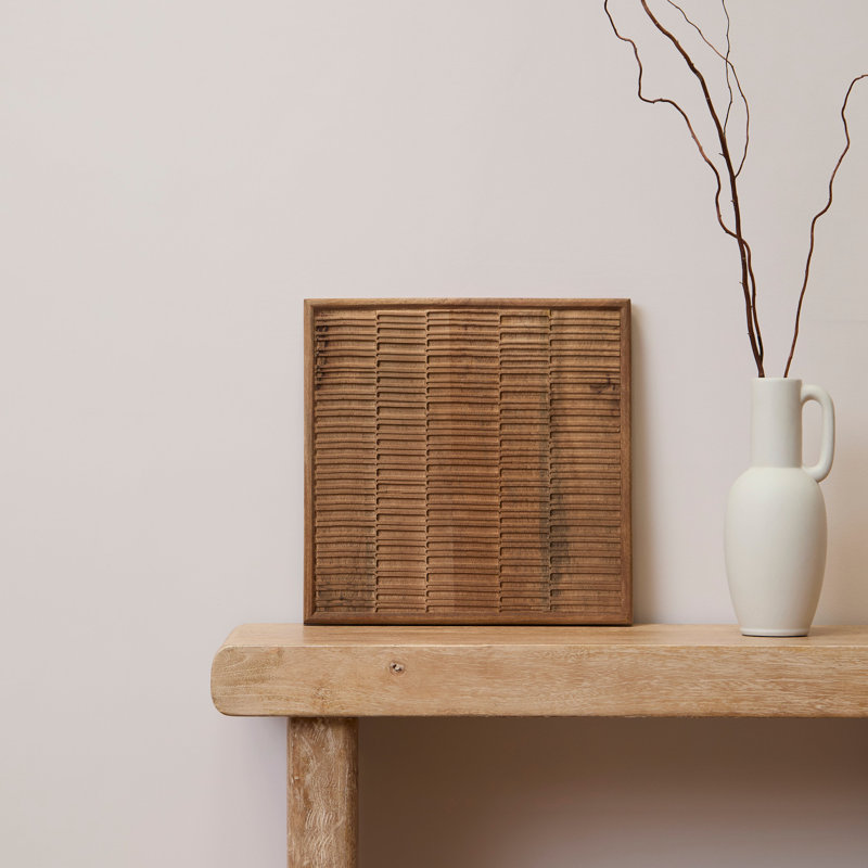 Abstract Wall Decor on Solid Wood