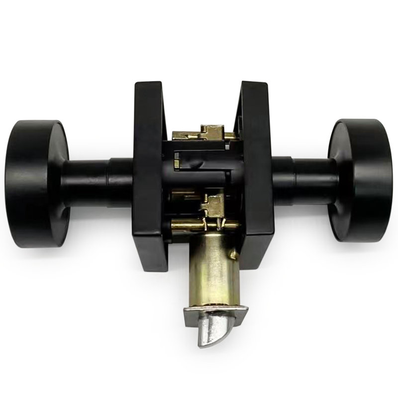 Passage (Hall & Closet) Round Knob, Black