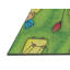 Tapis vert/jaune à motifs-1669806643