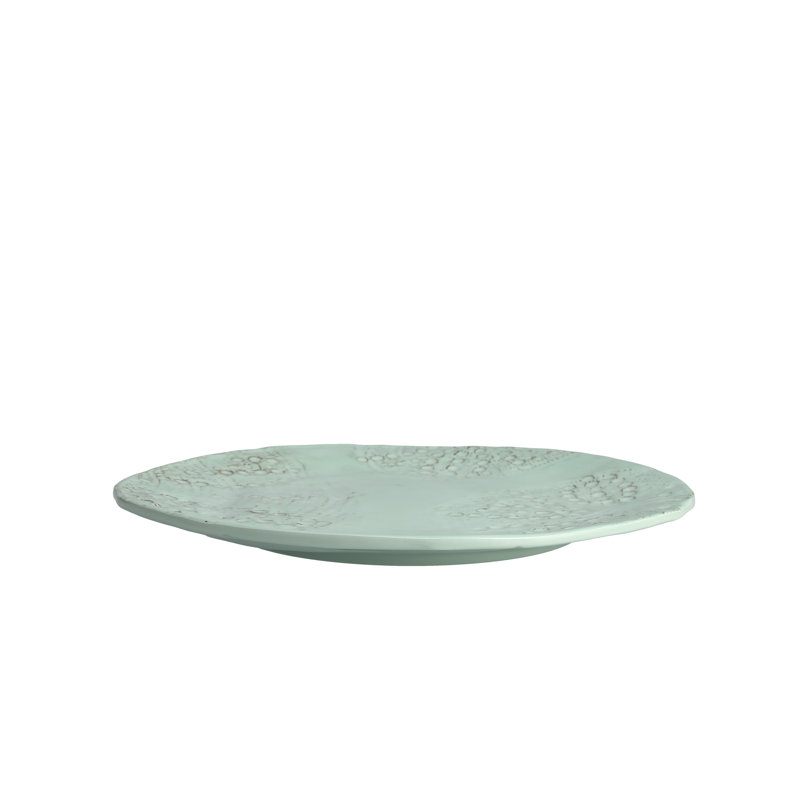 Eddie 11.25" Melamine Dinner Plate, Mint Green