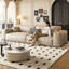 Canapé modulaire en cuir véritable blanc crème-21606220-21606258-21606257