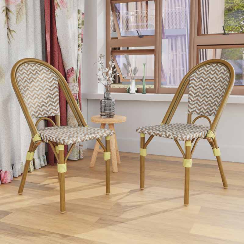 Chaise d'appoint Sheley, Brun