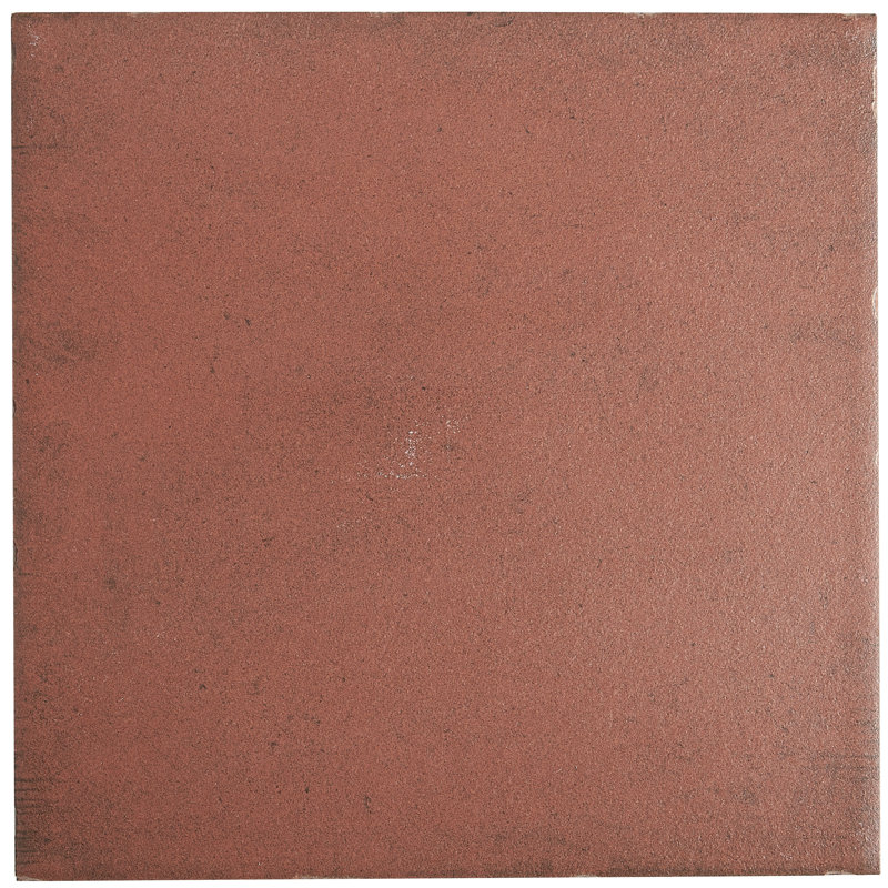 Encausto Deco 8" x 8" Porcelain Singular Tile, Cadmio