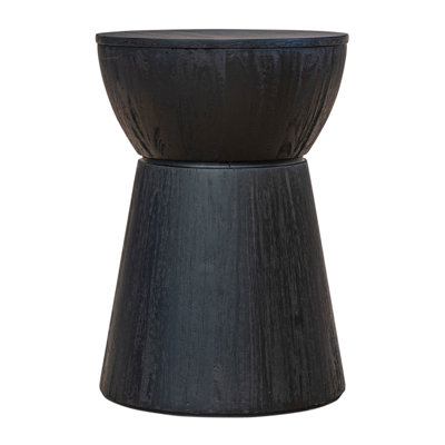 Round Drum End Table