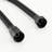 Stainless Steel Slide Bar Shower, Dual 7-setting Heads, Matte Black, 1.8 Gpm Flow, Moisturizing Fog Mode Shower System With Drill- Steel, Rain / Massage Spray