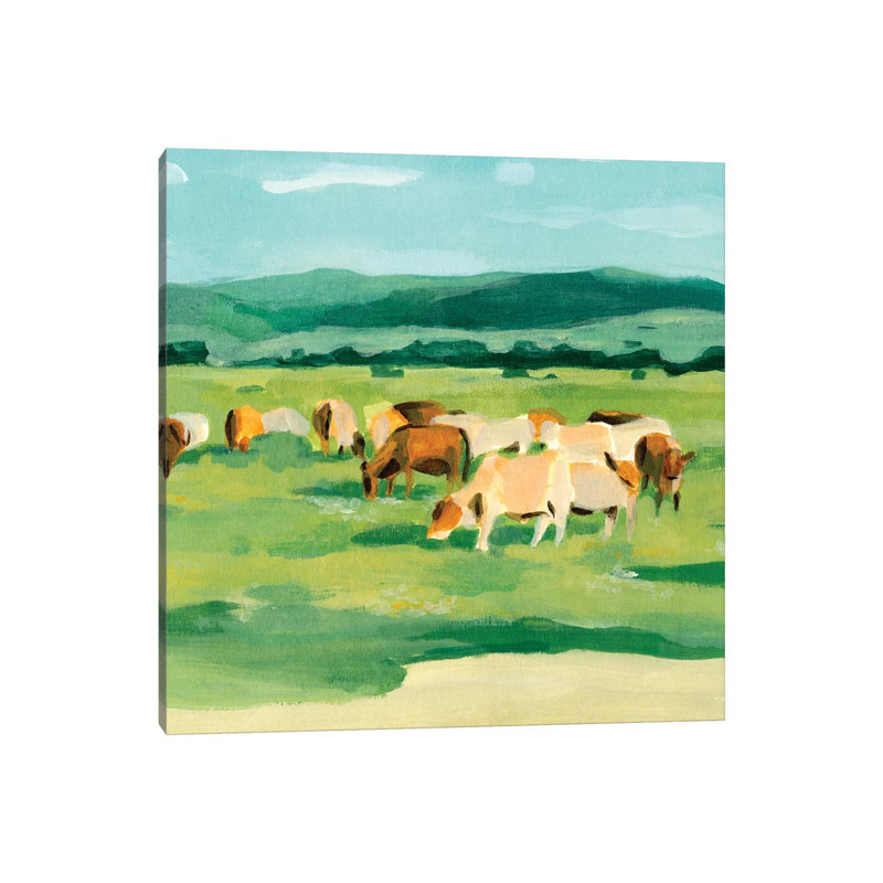 Rural Fields I 1 Piece Wrapped Canvas Wall Art, 66.04 cm H x 66.04 cm W x 3.175 cm D
