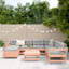 Wicker 6 - Person Garden Lounge Set